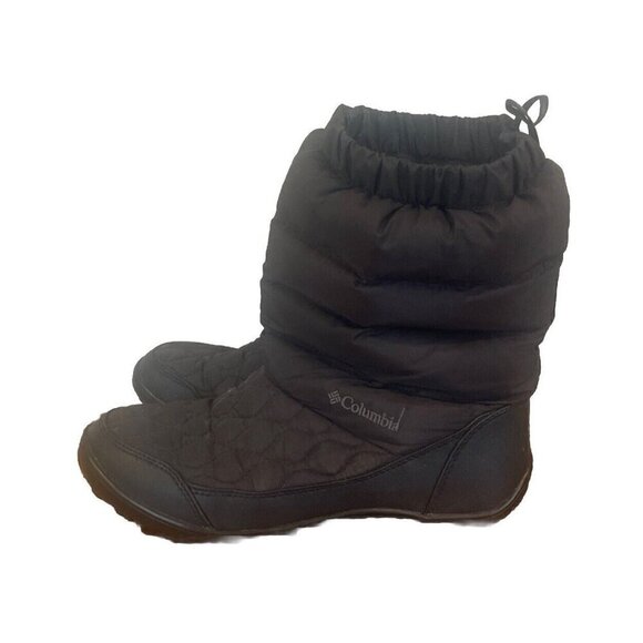 Columbia MINX Slip IV Black Women’s Winter Puffer Quilted Boots Size US 6.5 - Picture 1 of 9